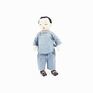 Ada Lum Handmade Art Cloth Doll Soft Sculpture 