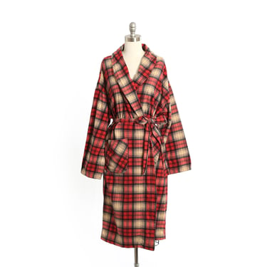 Christmas Plaid robe | Vintage Victoria's Secret red plaid cotton robe 