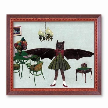 Bat Girl Print