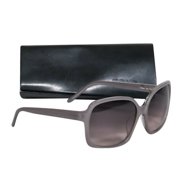 Fendi - Grey Oversized Square Sunglasses w/ Ombre Lenses