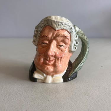 Vintage Royal Doulton Character Mug The Lawyer D6504 Toby Mug 