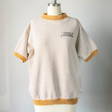 1970s Sweatshirt Short Sleeve UC Santa Barbara M 