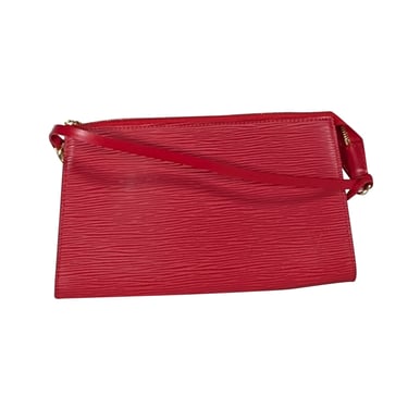 Louis Vuitton - Red Epi Leather Pochette Bag