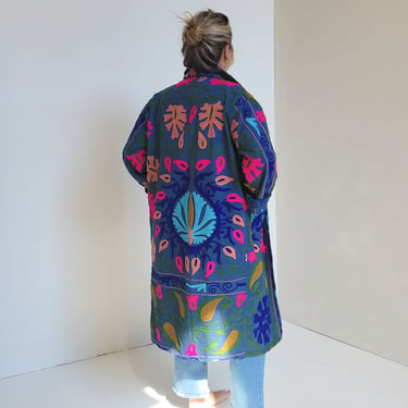 Long Embroidered Jacket - No. 017