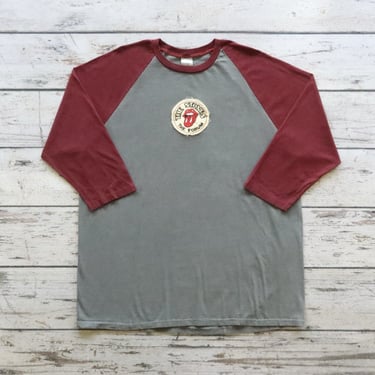 Vintage The Rolling Stones The Forum Raglan Tour Tshirt Size XL Rock Band
