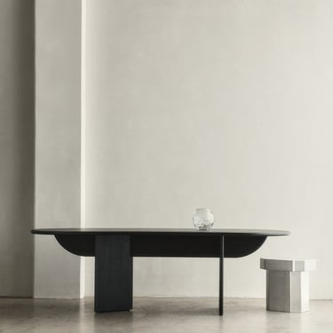 GRANDE TABLE PILLABOUT 03 EN CHÊNE NOIR