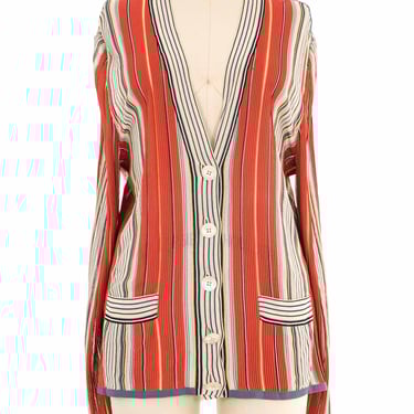 Hermes Multicolor Stripe Cardigan