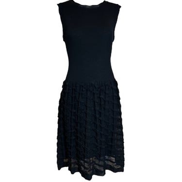 CHANEL Lightweight Ruffle Skirt Midi-Dress