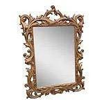 Gold Hollywood Regency Mirror 