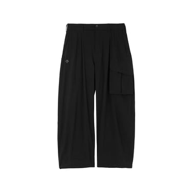 Black Airflow Wide Cargo Pants