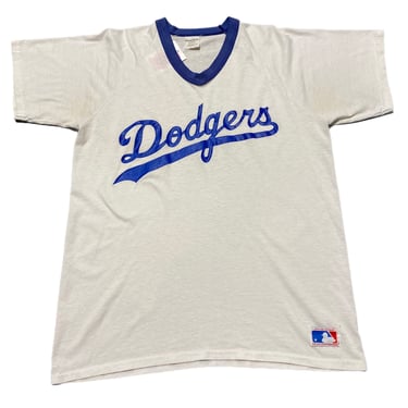 (XL) White Dodgers Sand Knit T-Shirt 070722 RK