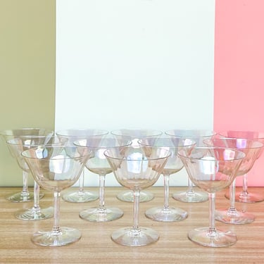 Set of Twelve Iridescent Coupes