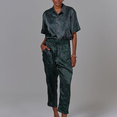 Carter Cabana Shirt | Emerald Spots