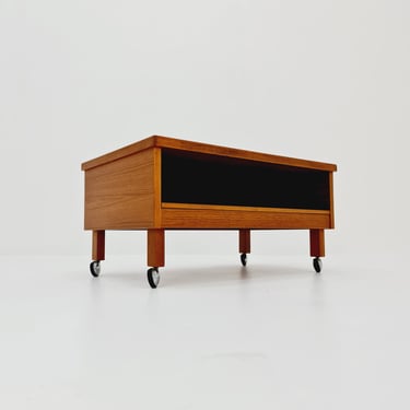 Midcentury Dansh teak side table /TV sideboard by Omann jun, 1960s 