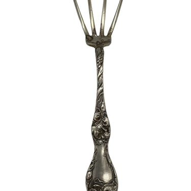 1900's Les Cinq Fleurs Reed and Barton "Peony" Sterling Silver Lemon Fork 