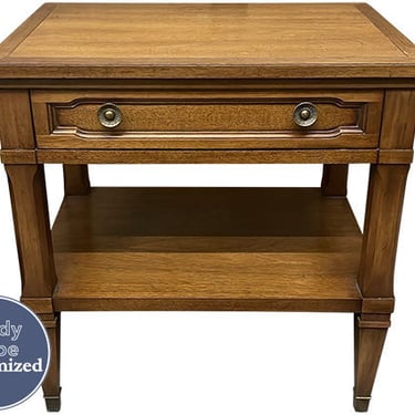 22.5&quot; Unfinished 1 Drawer Drexel Vintage Single Nightstand #08410