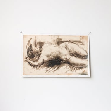 Work on Paper | Nude Reclining