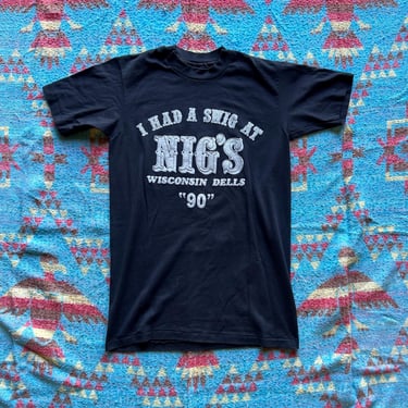 Vintage 1990 Swig at Nigs Wisconsin Dells Shirt 