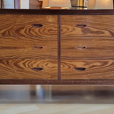 Danish Modern Rosewood Double Dresser 