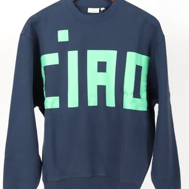 Oversized Sweatshirt - Navy w/ Mint Grand Block Ciao