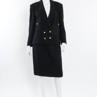 Boucle Jacket & Skirt Wool Set