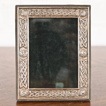 Tiffany & Co. Style Celtic Knot Sterling Silver Picture Frame