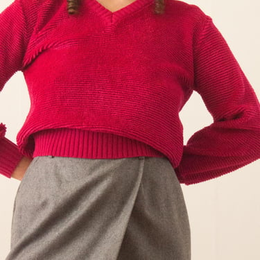 1970s Tufted Velour Pullover 