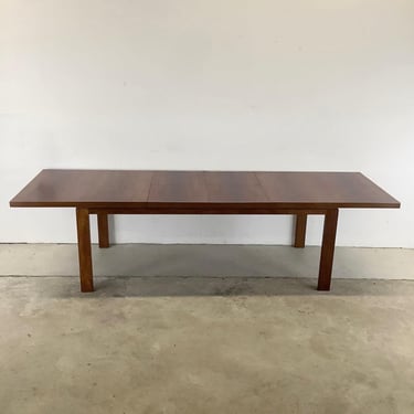 Mid-Century Dining Table With Butterfly Extension Leaves 