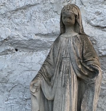 Concrete Mary Statue