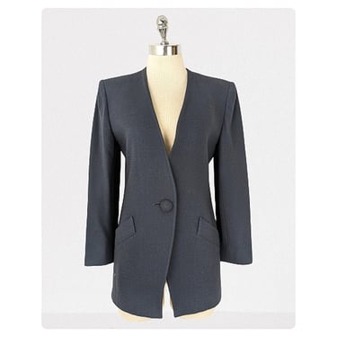 vintage 90's minimal blazer (Size: S)