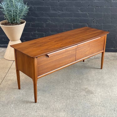 Vintage Mid-Century Modern Walnut Console Table or Credenza, c.1960’s 
