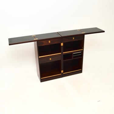Danish Vintage Rosewood Captains Bar by Reno Wahl Iversen for Dyrlund