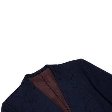 Sundazed 70s Bespoke Pure New Wool Cavalry Twill Weave Sport Coat - Navy