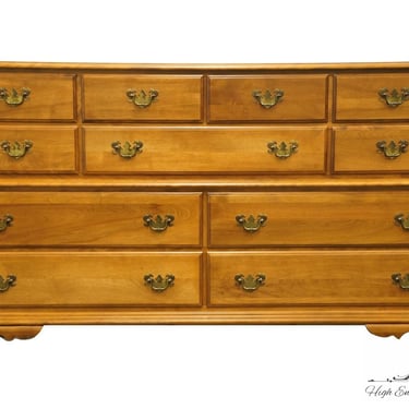 COLONIAL CRAFT Solid Birch Early American 62" Eleven Drawer Dresser 