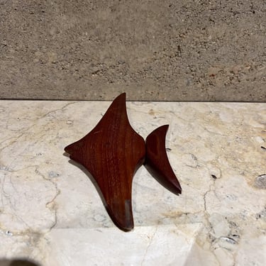 1960s Modernist Teak Fish Bottle Opener 