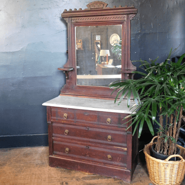 Late 1800's Eastlake Chest Of Drawers