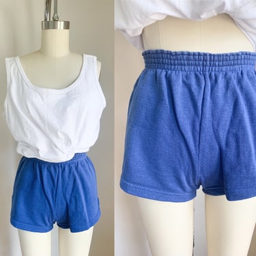 Vintage 1970-80s Blue Shorts / S 