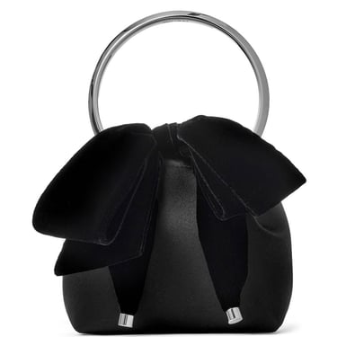 Jimmy Choo Women Bon Bon Leather Bucket Bag