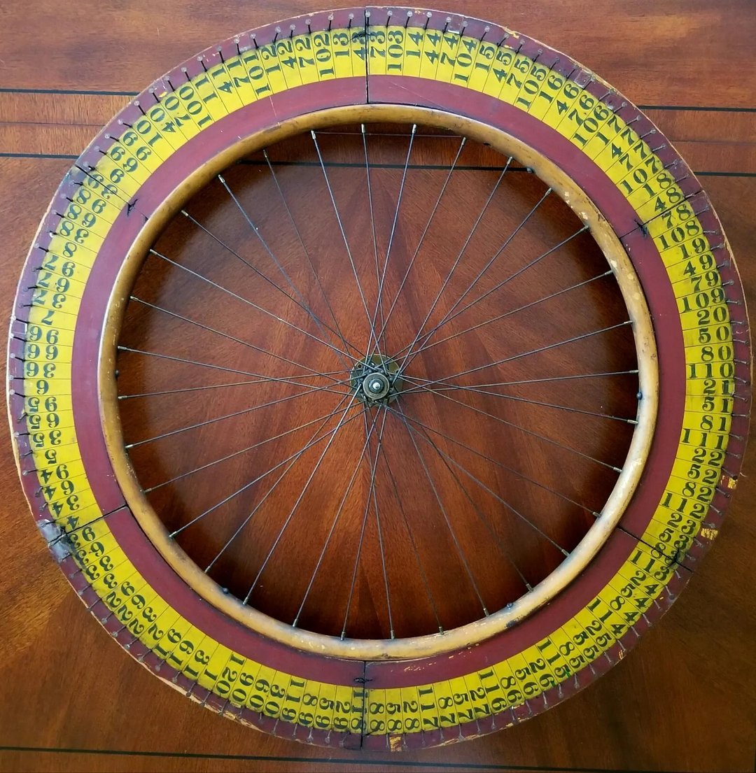 Louis Rastetter & Sons Depression Era Wooden Rim Bicycle Wheel Of ...