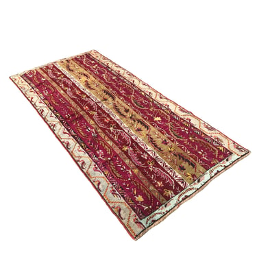 Handknotted 7' Foot Turkish Mudjur Carpet Wool Rug 