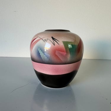 1980's Vintage Judith Stiles   Art Ceramic Vase 