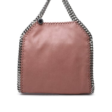 Stella Mccartney Donna 'Falabella' Mini Tote Bag In Pink Recycled Polyester Blend