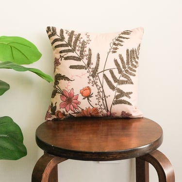 Fern Floral accent pillow 12