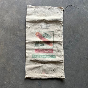 Vintage 1950s Dekalb Flying Ear Seed Sack 