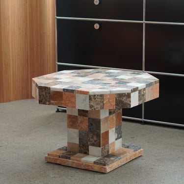 Patchwork Pedestal Table