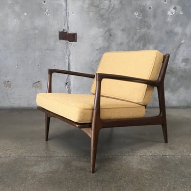 Vintage Mid Century Lounge Chair By &quot;Selig&quot; Ib Kofod-Larsen