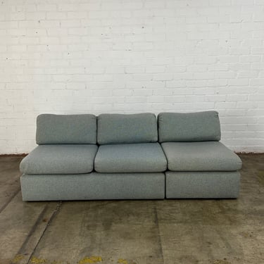 Vintage Modular Sectional in blue 