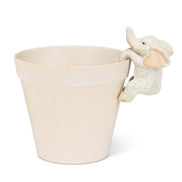 Climbing Elephant Pot Hanger-3.5"H