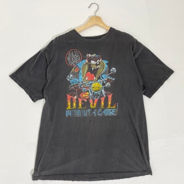 Vintage 1990's Looney Tunes / Taz &quot;Devil Without A Cause&quot; T-Shirt Sz. XL