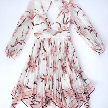 Zimmermann Corsage Pleated Mini Dress*